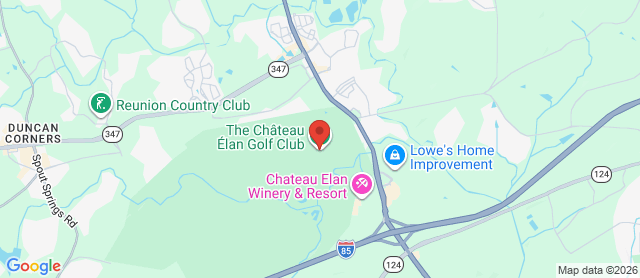 Map for Chateau Elan Golf Club