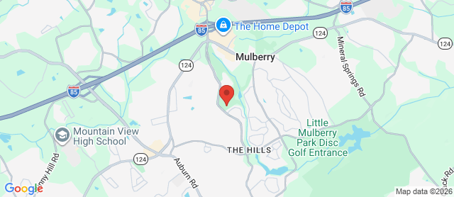 Map for Hamilton Mill Golf Club
