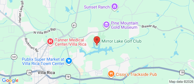 Map for Chapel Hills/Mirror Lake Golf Club
