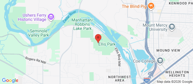 Map for Ellis Park Golf Course