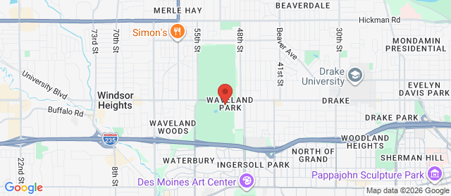 Map for Waveland Golf Course