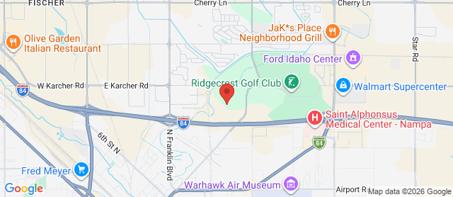 Map for Centennial Golf Course