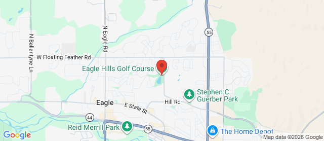 Map for Eagle Hills Golf Course