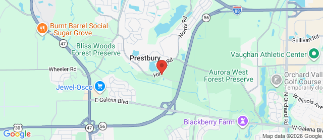 Map for Bliss Creek Golf Club