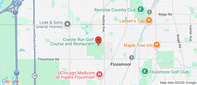 Map for Coyote Run Golf Course