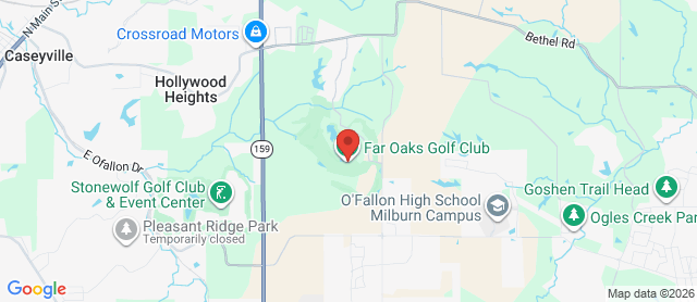 Map for Far Oaks Golf Club