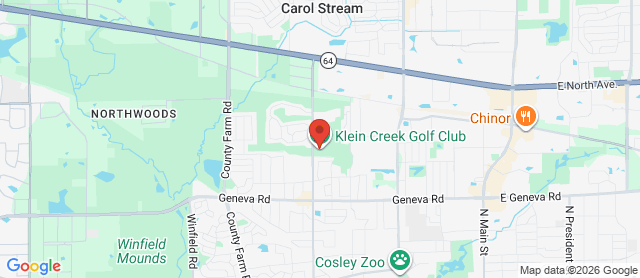Map for Klein Creek Golf Club