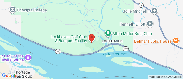 Map for Lockhaven Golf Club