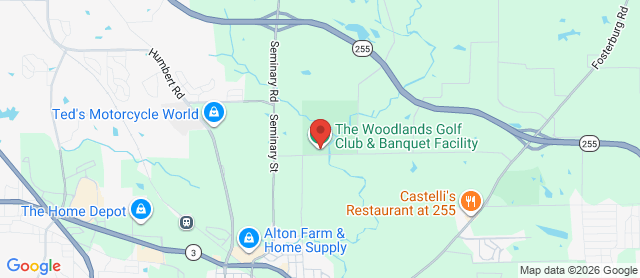 Map for The Woodlands Golf Club