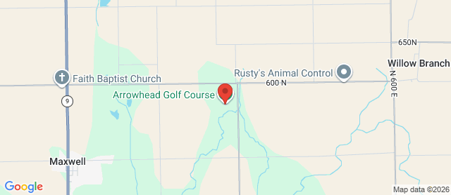 Map for Arrowhead Golf Course