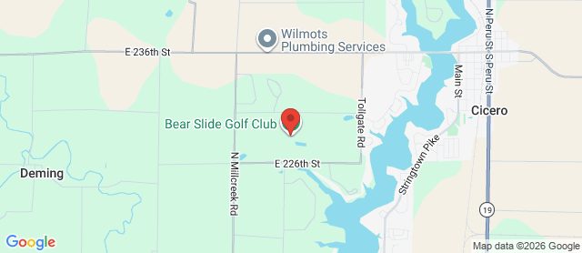 Map for Bear Slide Golf Club