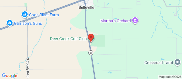 Map for Deer Creek Golf Club