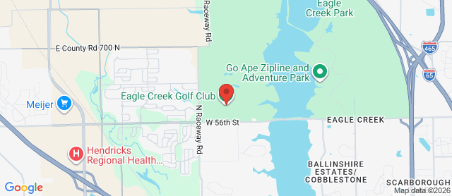 Map for Eagle Creek Golf Club