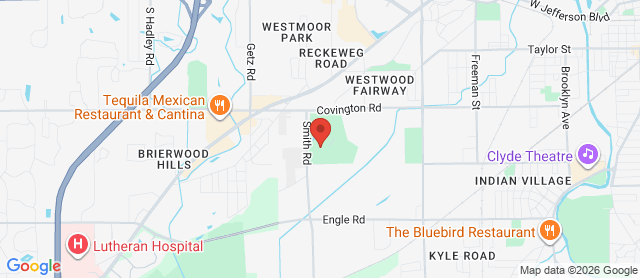 Map for Fort Wayne Country Club