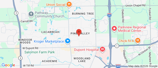 Map for Pine Valley Country Club